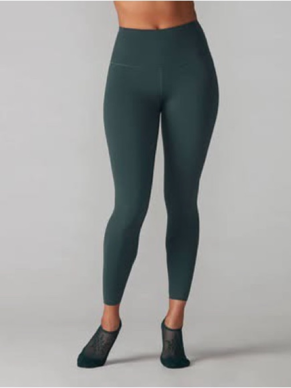 High-Waist 7/8 Length Forest Green Women's Leggings NWT